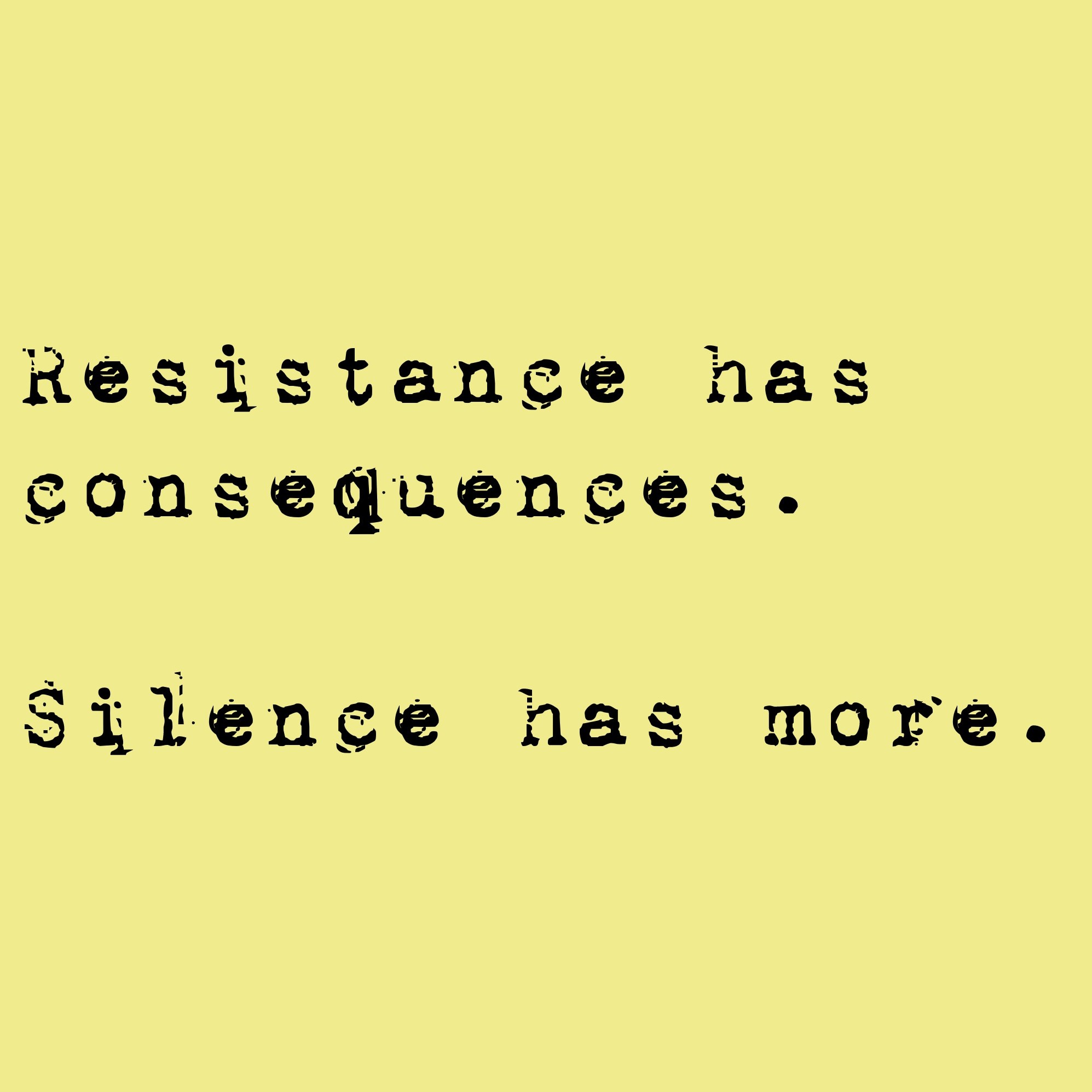 The Activist tekst resitance